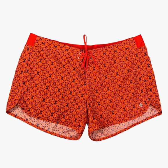 Columbia Shorts Womens XL Extra Large Red Omni Shield Drawcord Groovy Creek - Picture 1 of 14